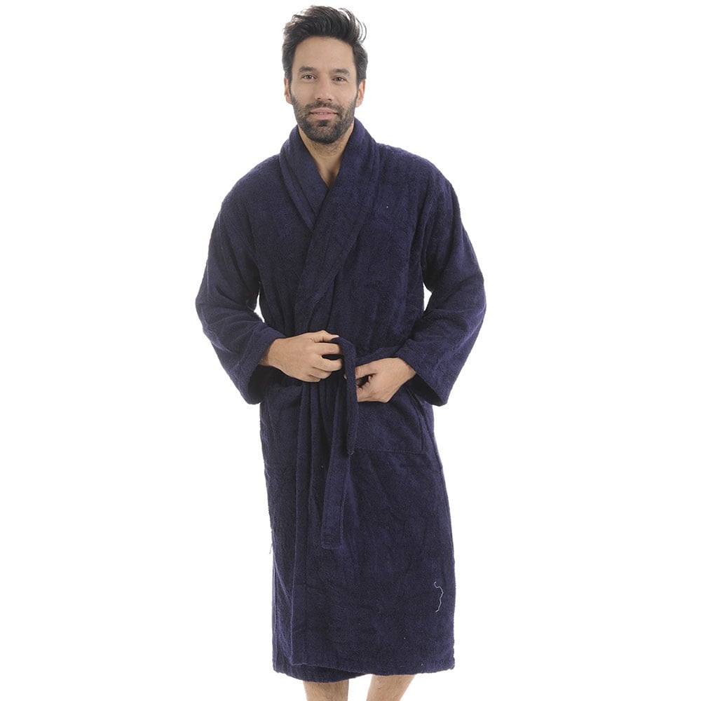 Peignoir DODO LUXE MODAL MIXTE coloris Marine