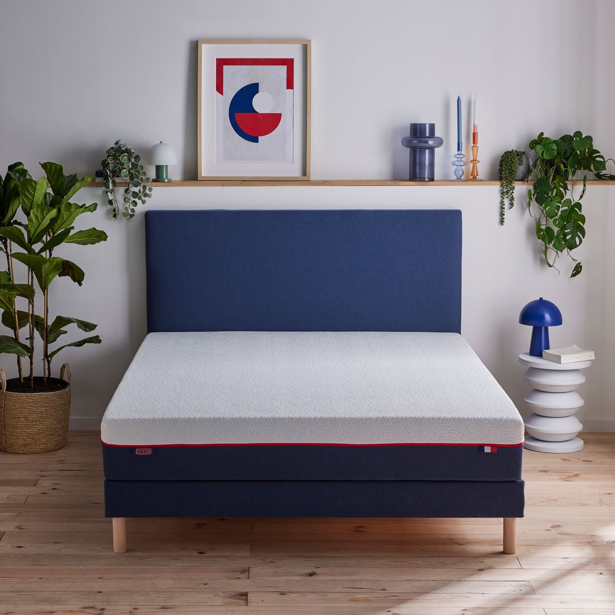 Ensemble Lit - Matelas L'INCONTOURNABLE mi-ferme + sommier