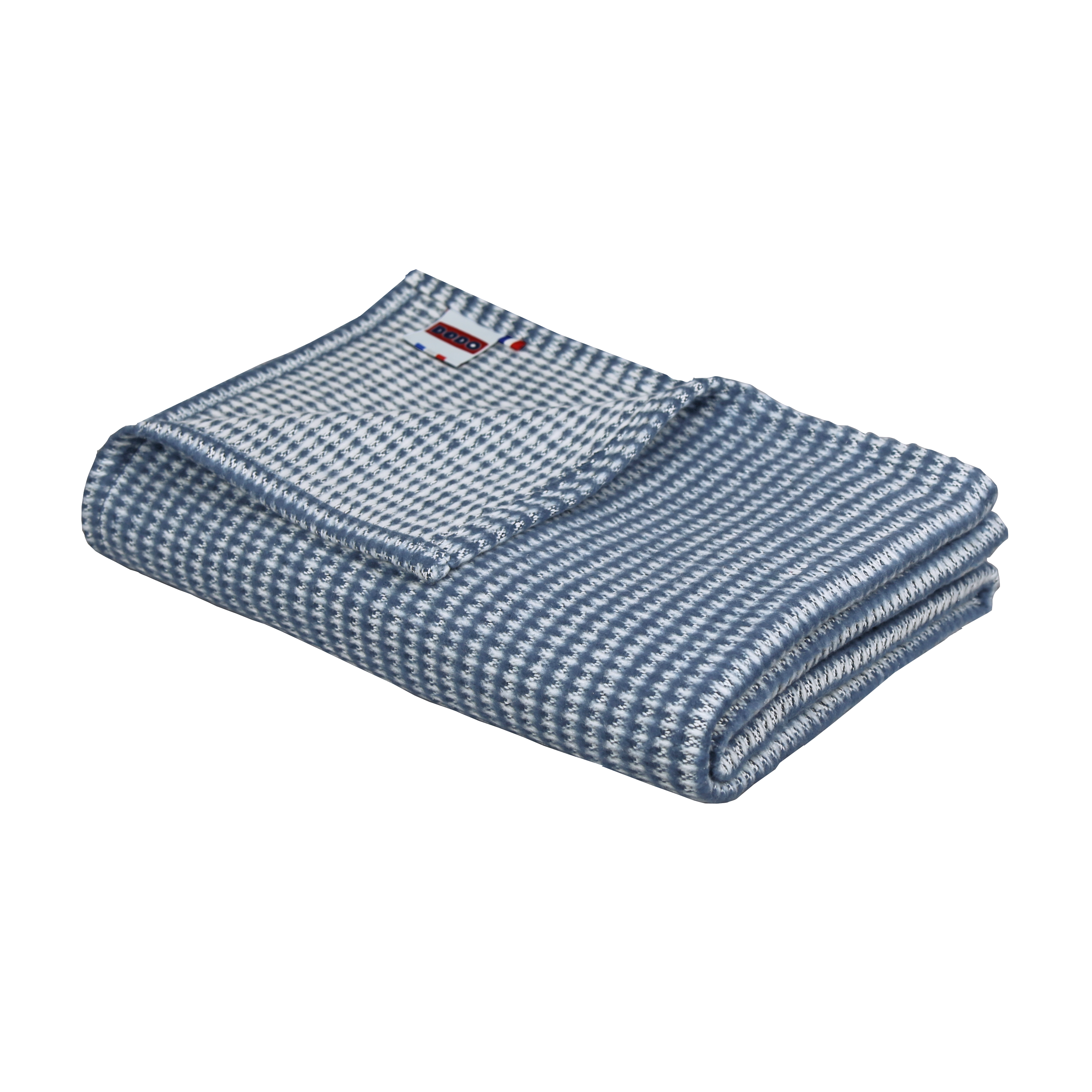Plaid tendre coton - Bleu clair 
