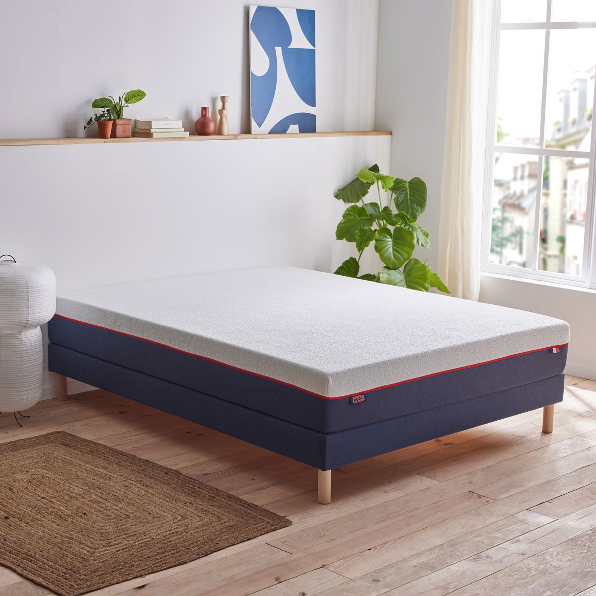 Ensemble Lit - Matelas L'INCONTOURNABLE mi-ferme + sommier