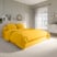 Housse de couette Studio Coton Jaune