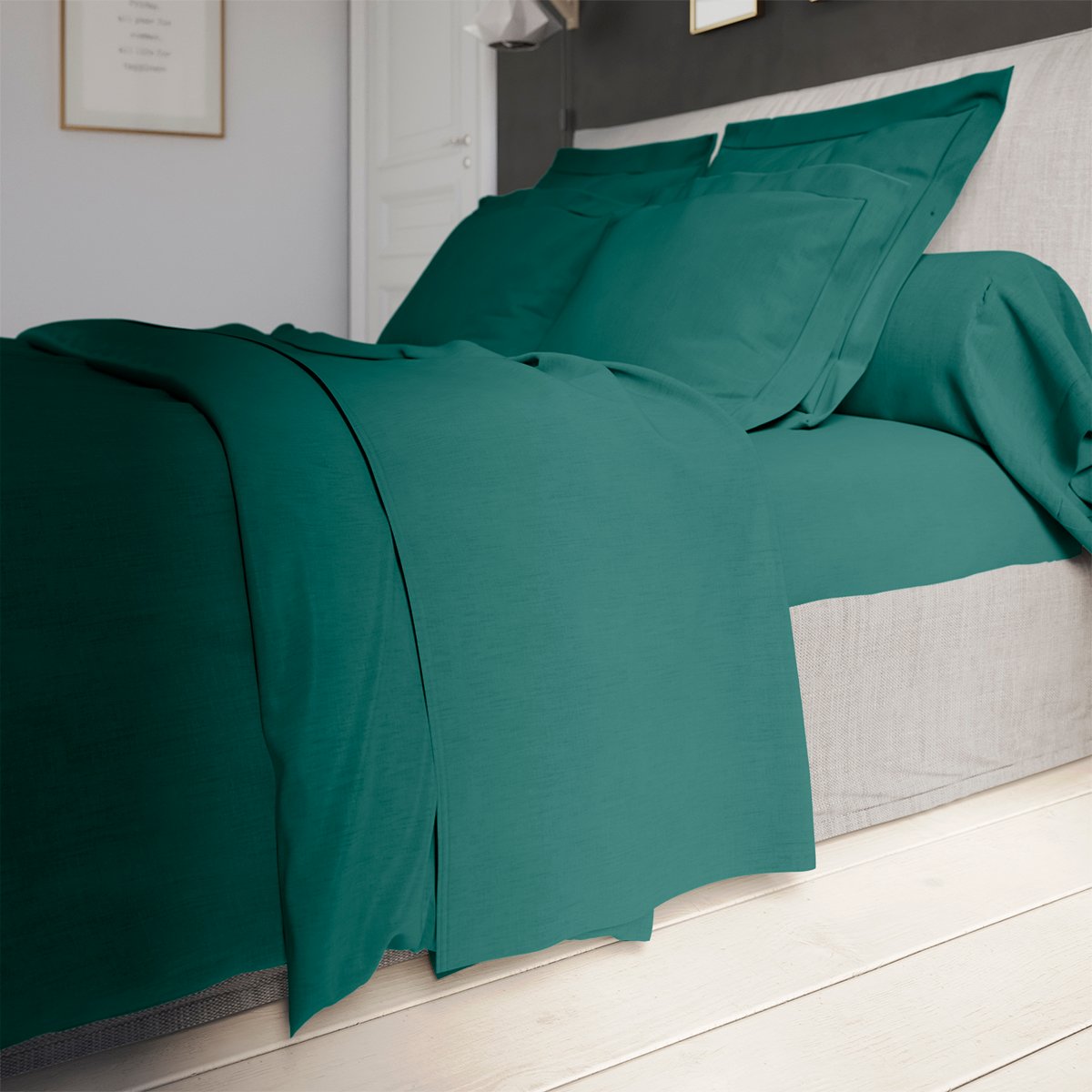 Drap Housse Influence Percale Forêt