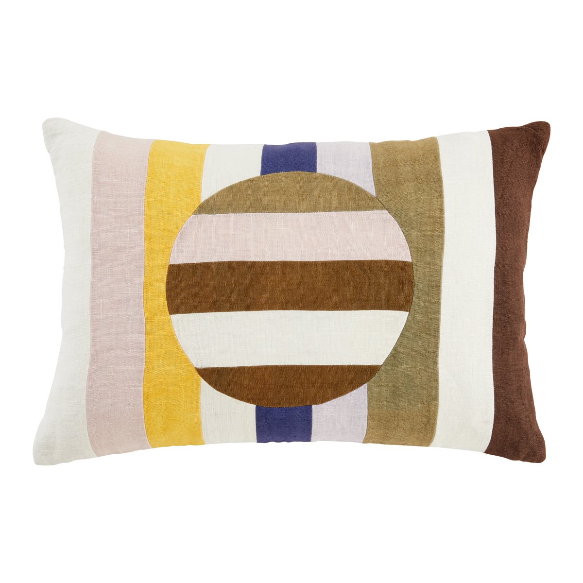Coussin Armel - Rose/marron