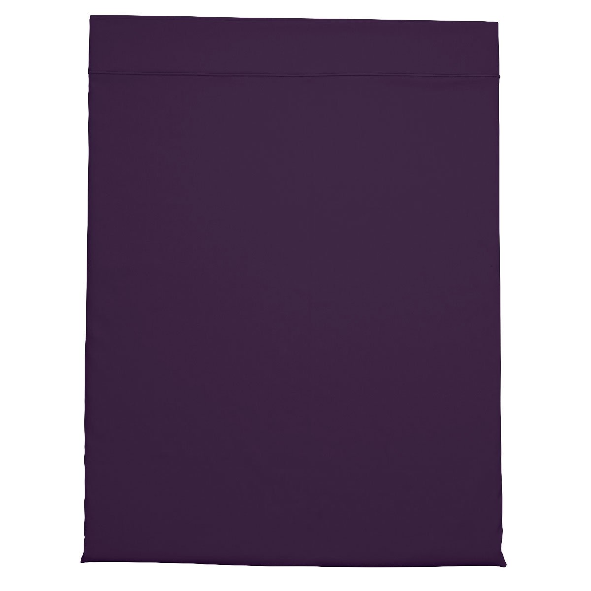 Drap plat Harmonie Satin de coloris coloris Aubergine