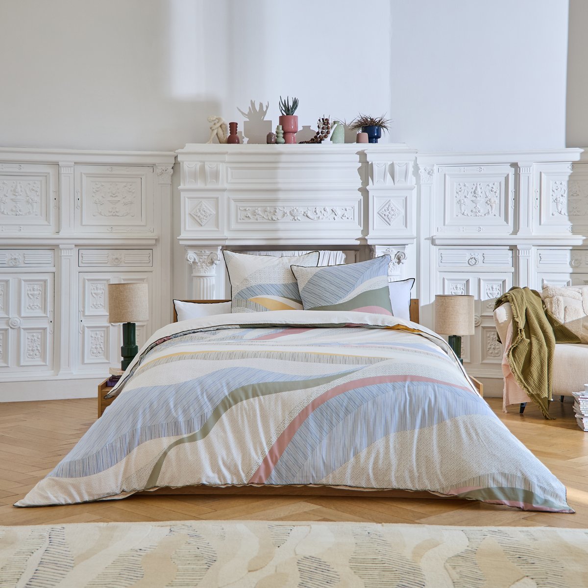 Pack housse de couette + taie(s) d'oreiller Azélie