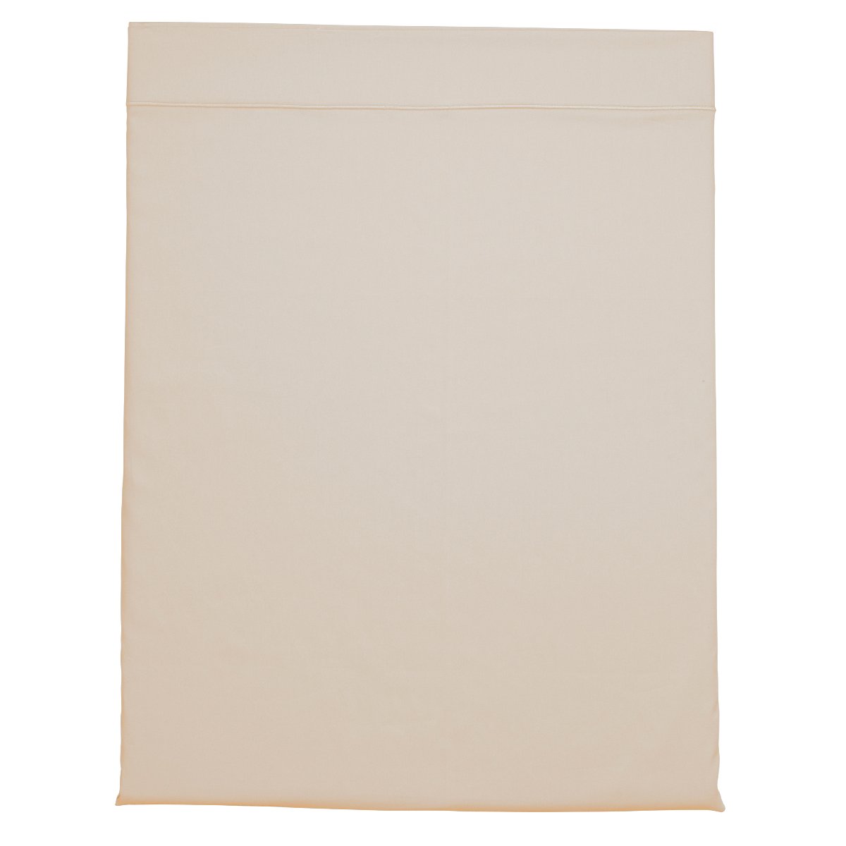 Drap plat Harmonie Satin de coton coloris Beige