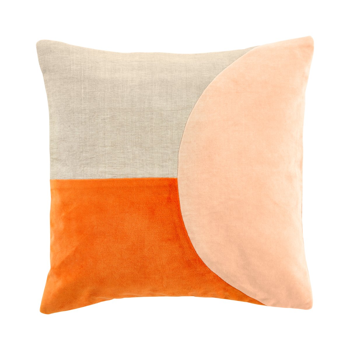 Coussin Beryl - Orange/Rose