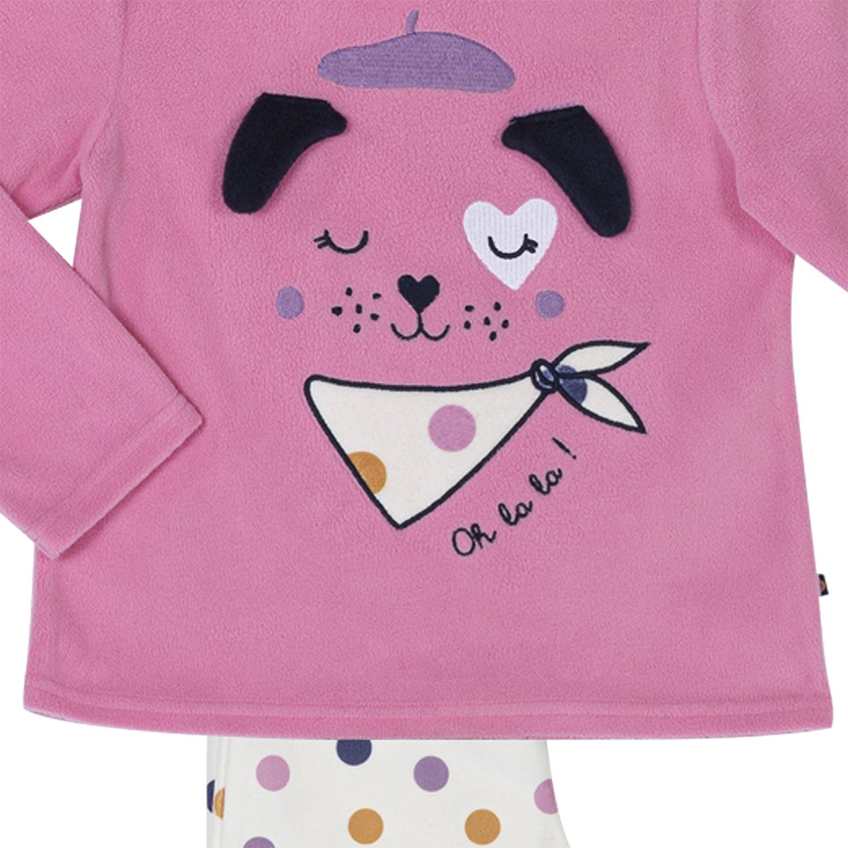 Pyjama fille CHIPI rose/imprimé