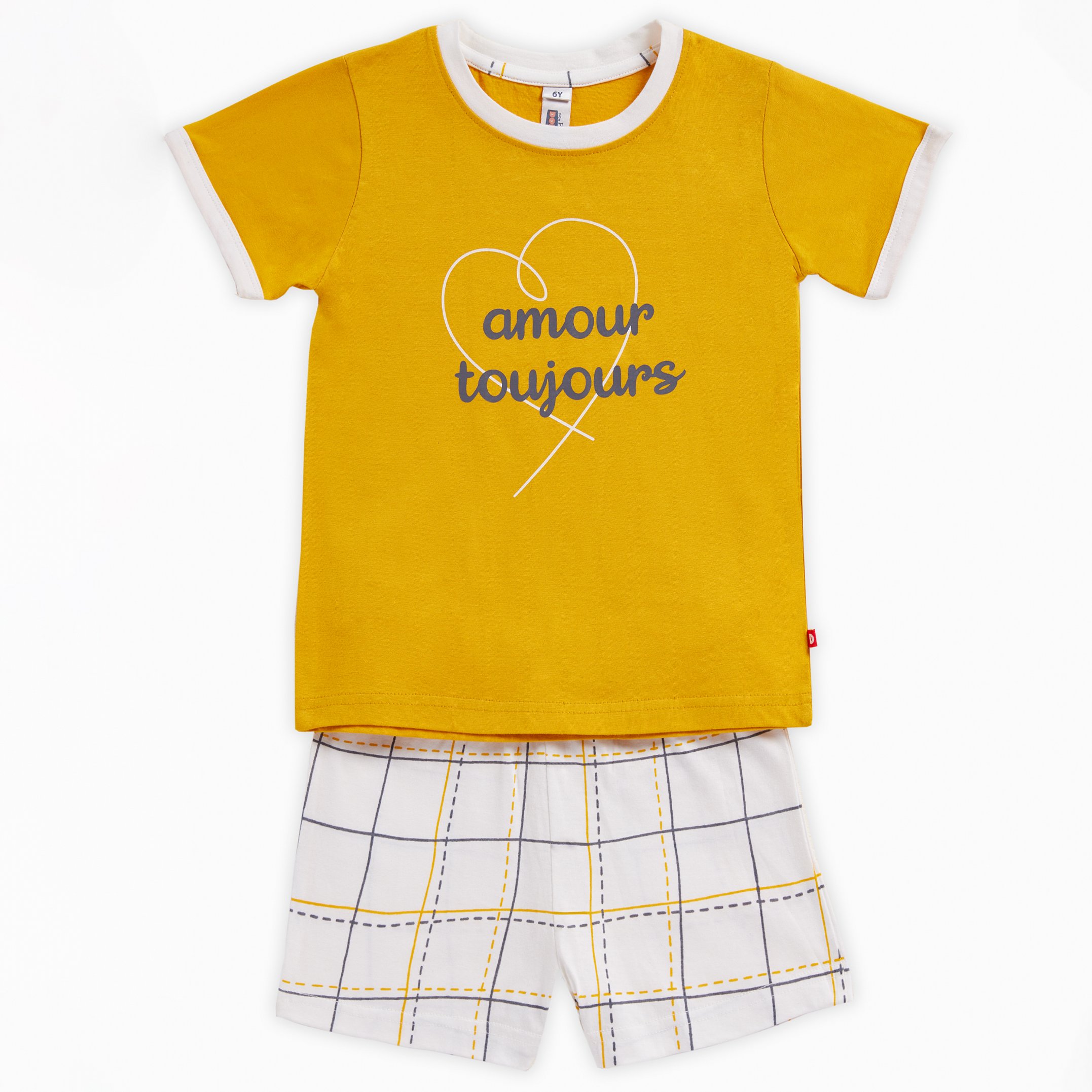 Pyjashort Enfant NINO Jaune