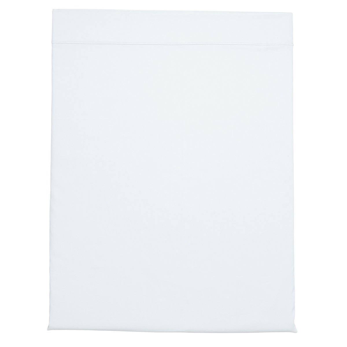 Drap plat Harmonie Satin de coton coloris Blanc