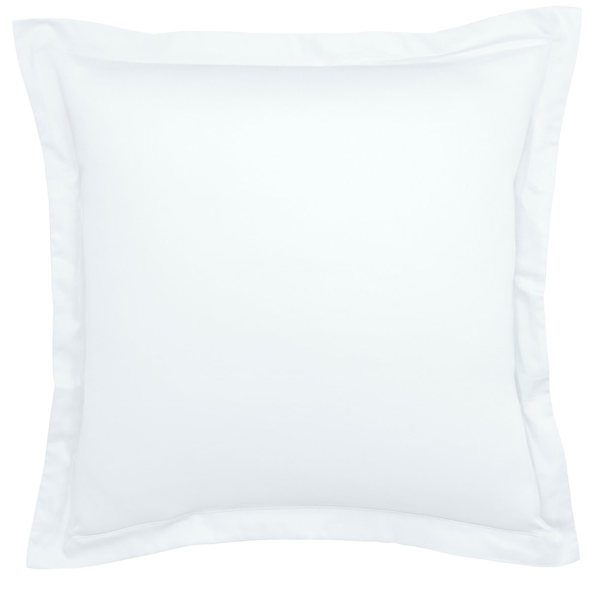Taie d'oreiller Harmonie Satin de coton coloris Blanc