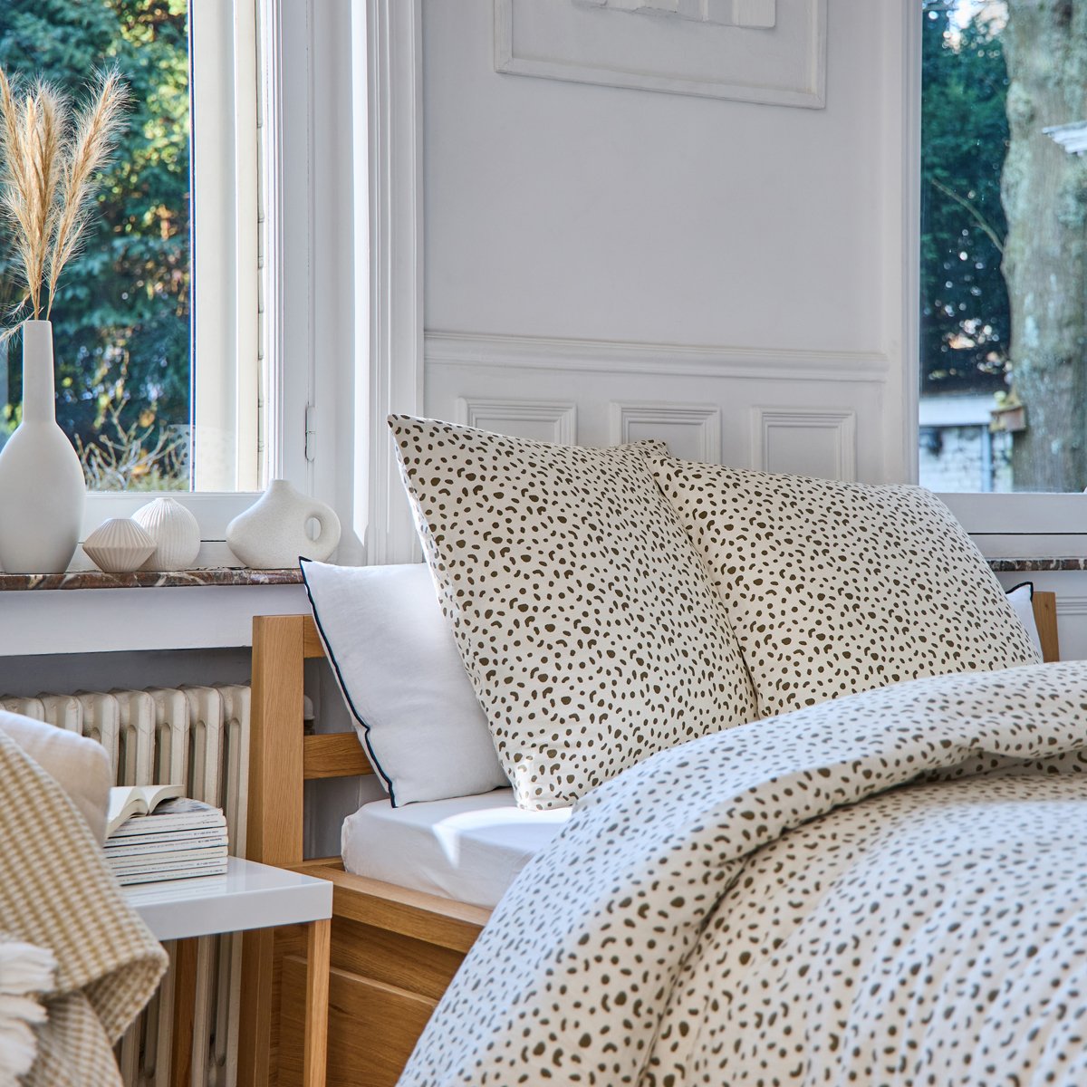 Pack housse de couette + taie(s) d'oreiller Briac - Bronze