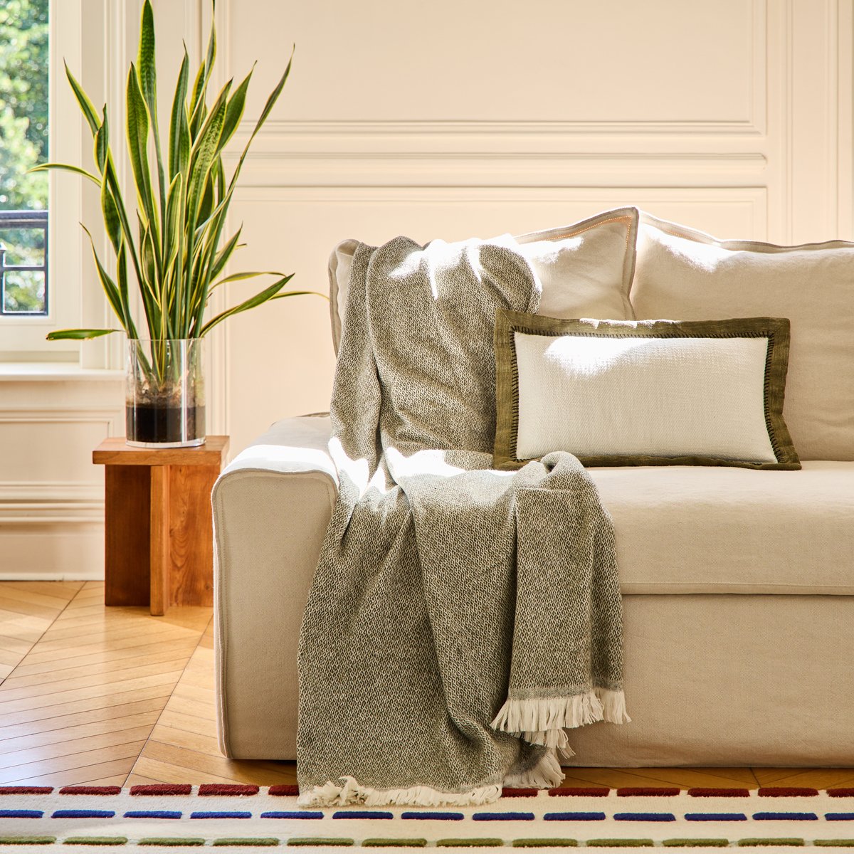 Plaid Briac - Treillis