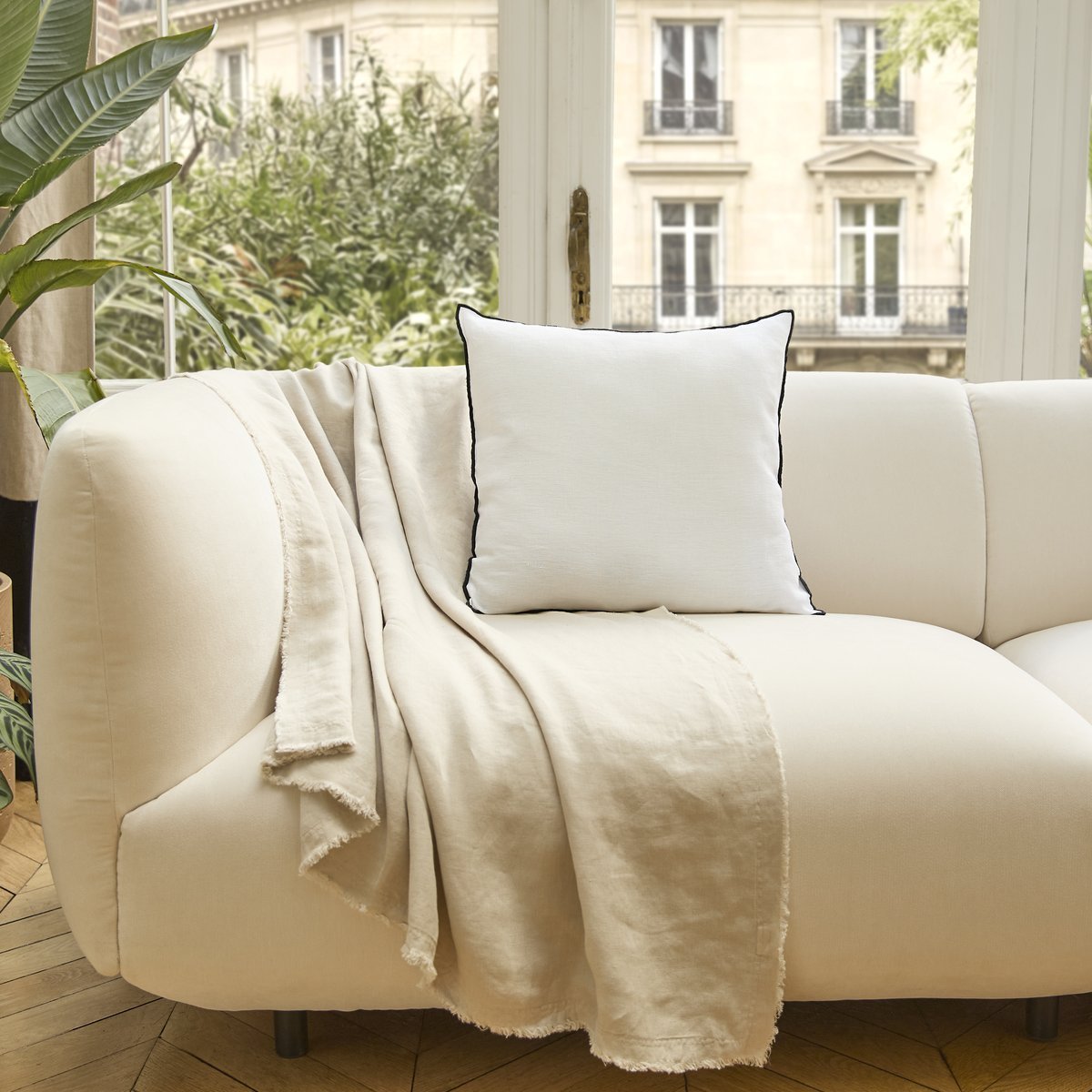 Coussin Brunel - Blanc