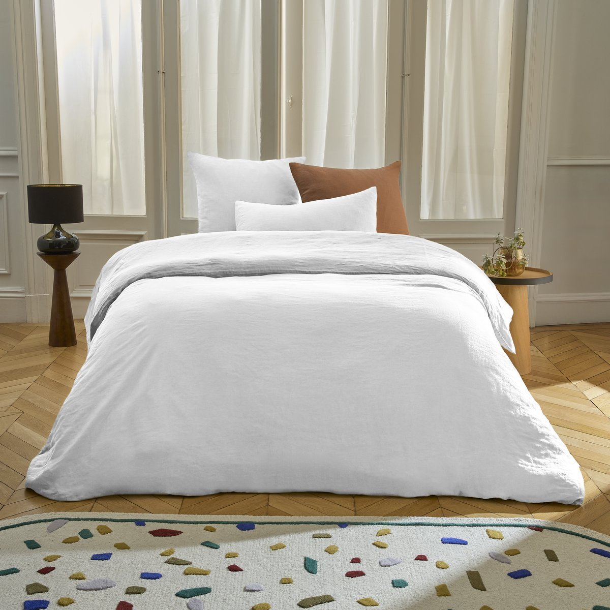 Housse de couette Brunel - Blanc