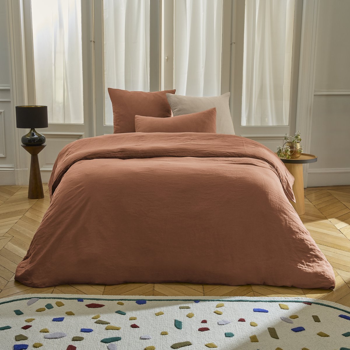 Housse de couette Brunel - Brun