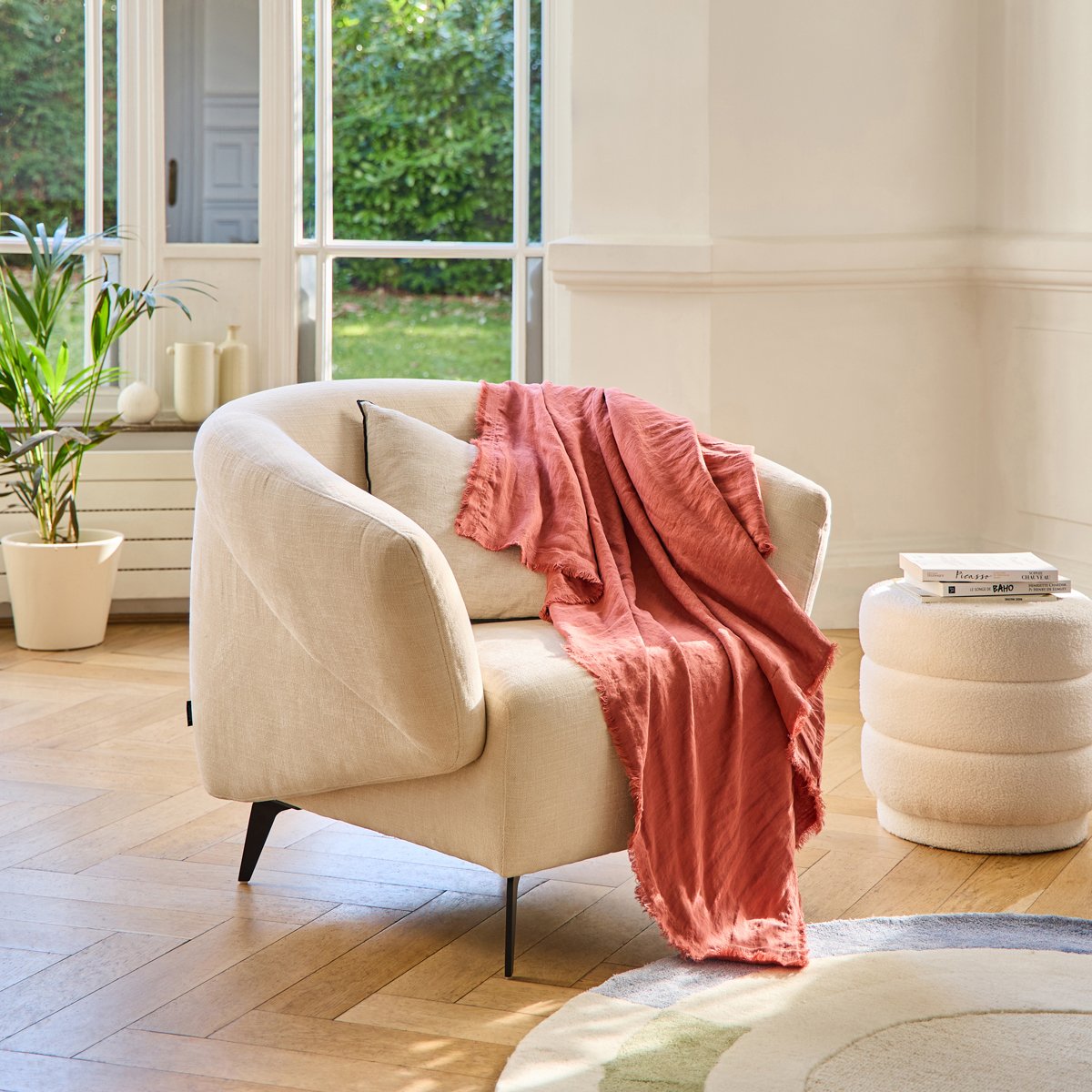Plaid Brunelle - Terracotta