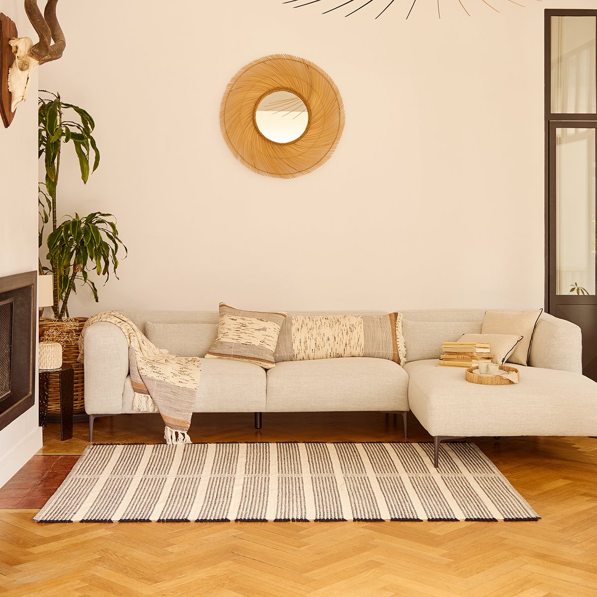 Tapis Clarence - Noir