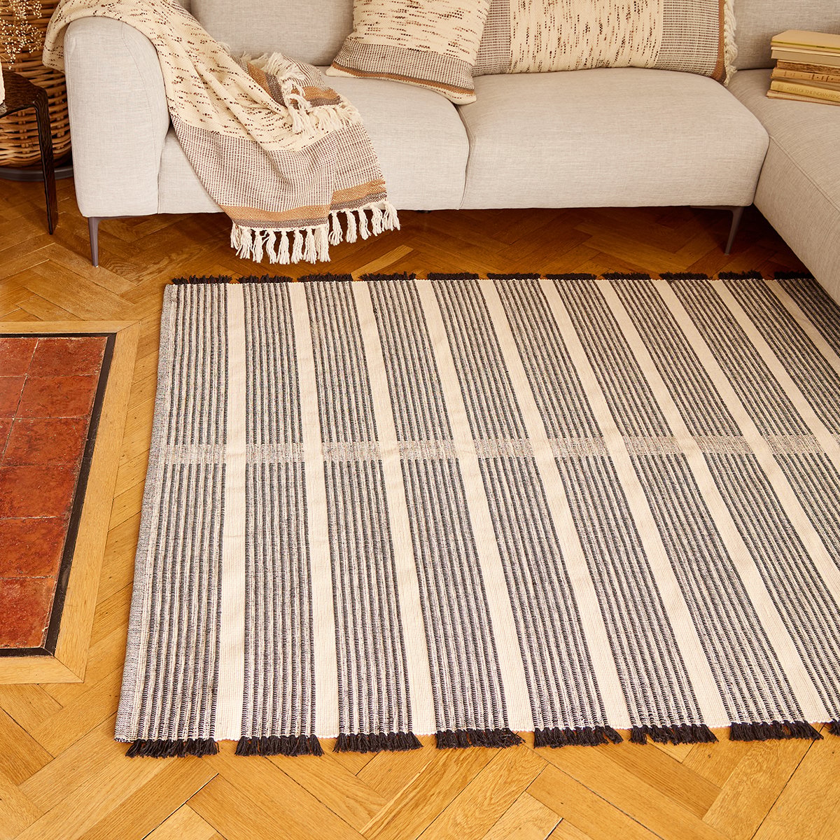 Tapis Clarence - Noir