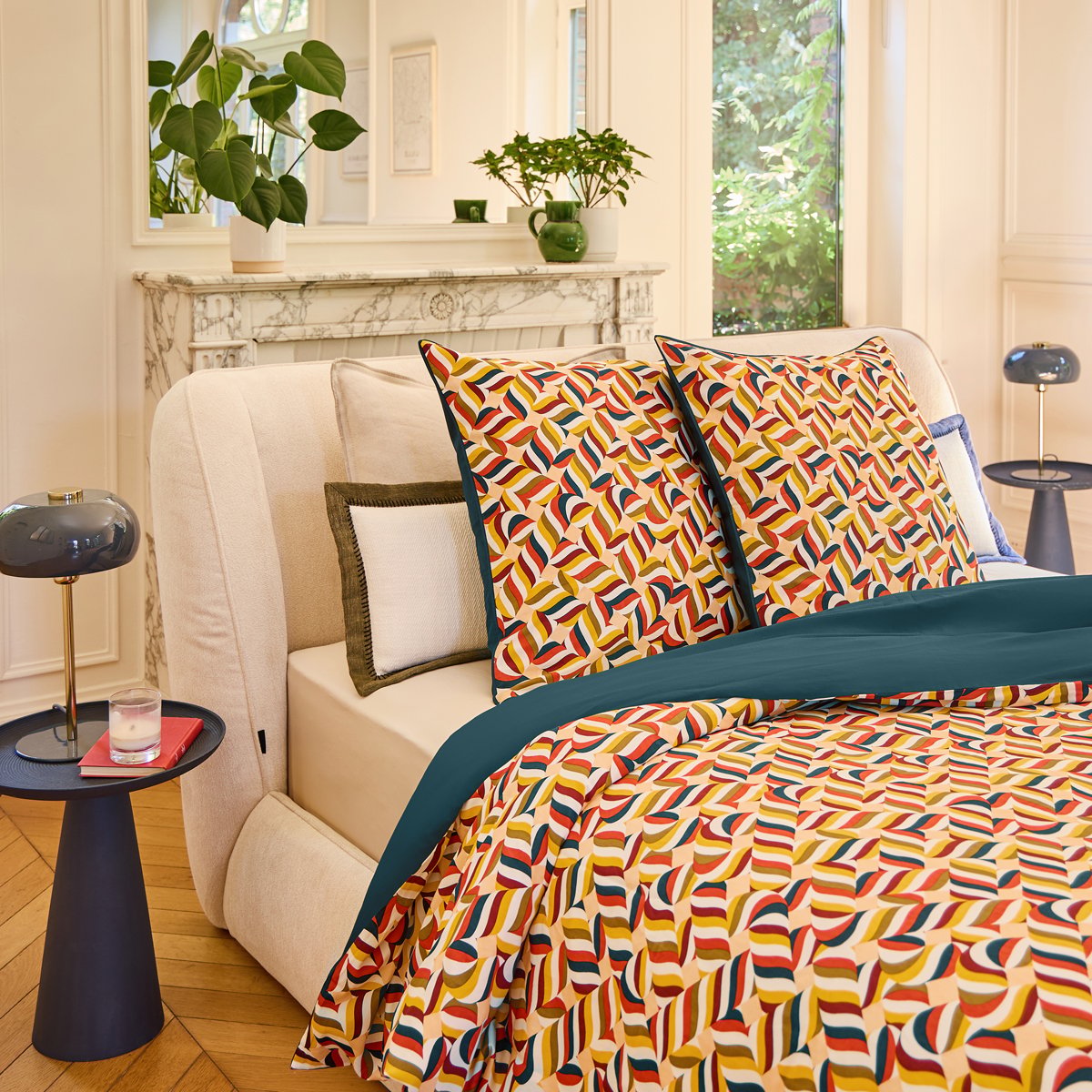 Pack housse de couette + taie(s) d'oreiller Claudia