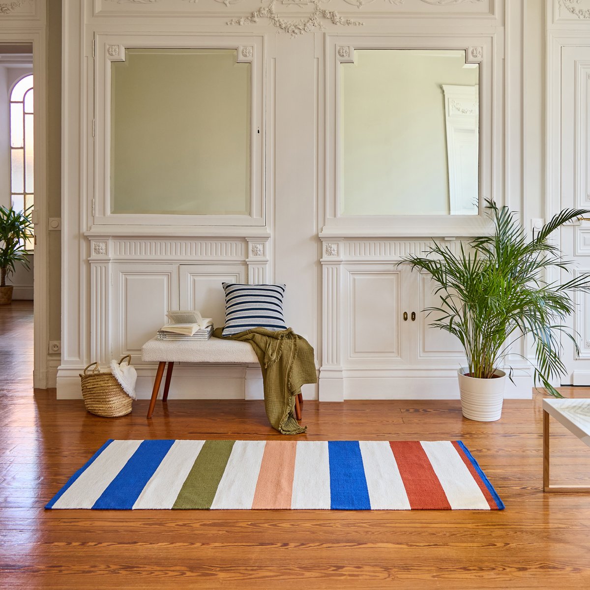 Tapis Claudie - Multicolore Bleu