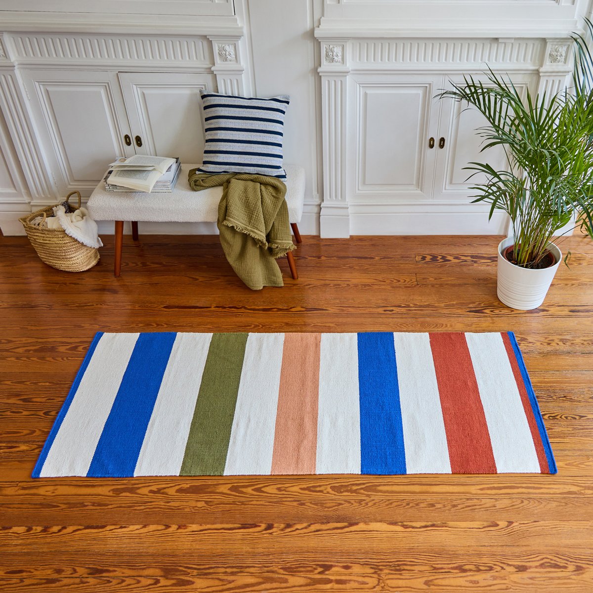Tapis Claudie - Multicolore Bleu