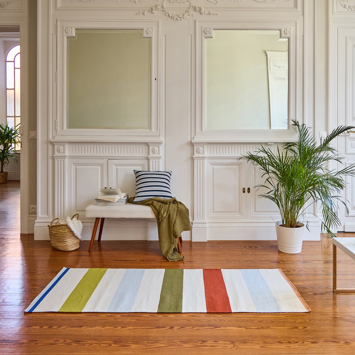 Tapis Claudie - Multicolore Vert