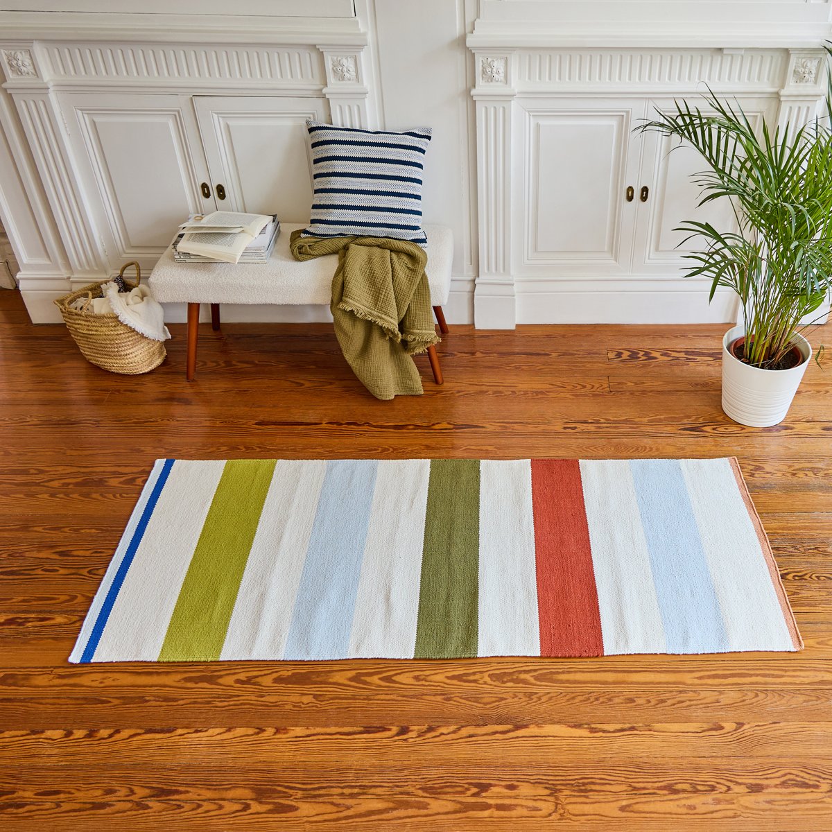 Tapis Claudie - Multicolore Vert