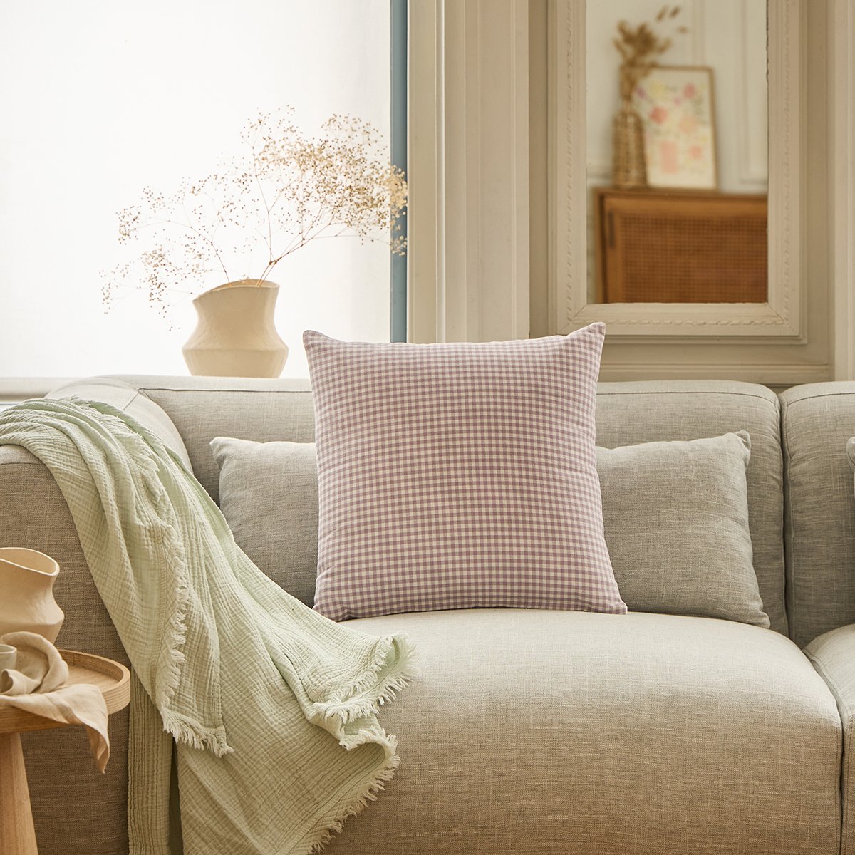 Coussin Colette - Lilas