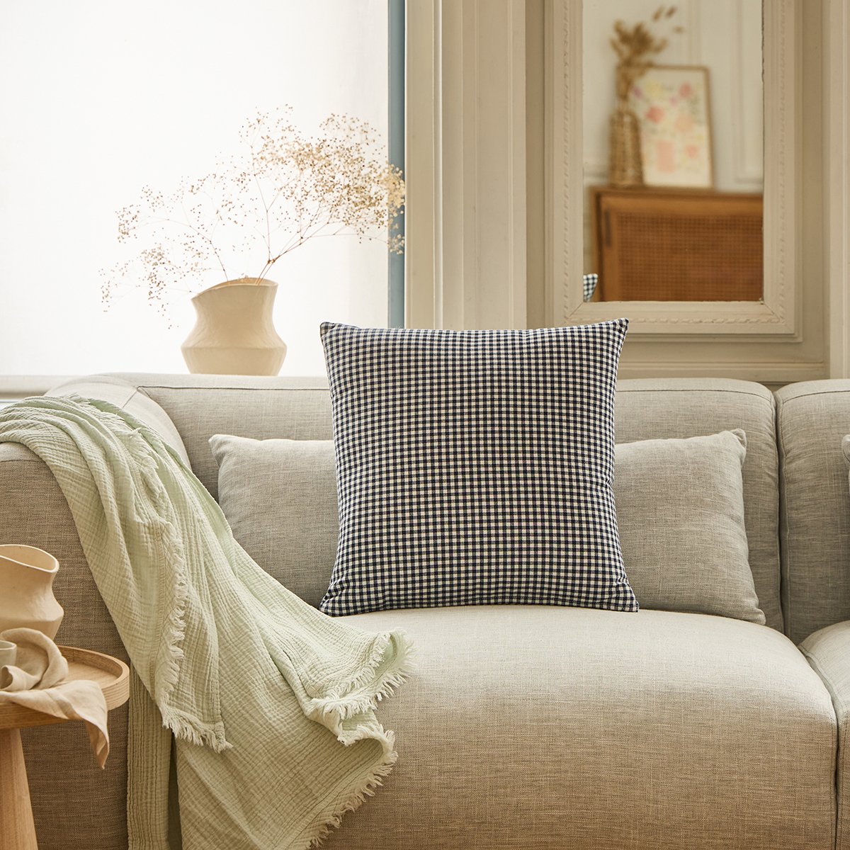 Coussin Colette - Bleu