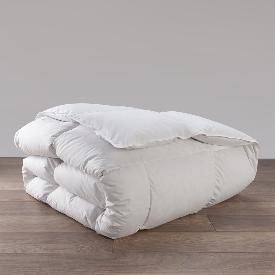 Couette Alpage - 55% Duvet - 30% Laine thermor&eacute;gulante - TEMPEREE