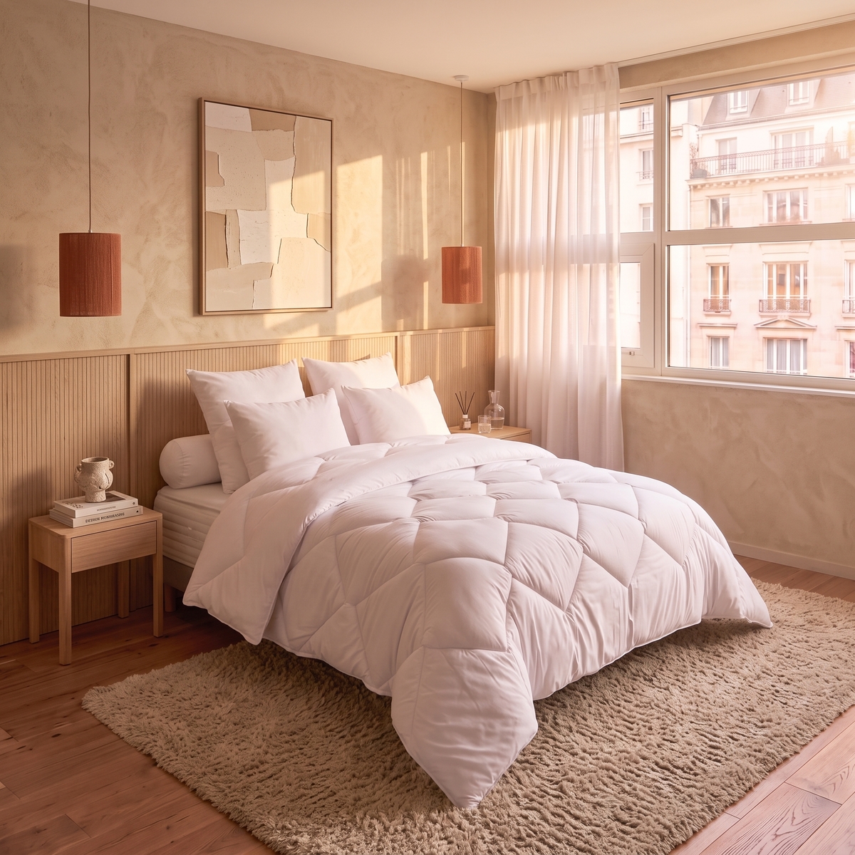 Couette Confort Hôtel - Extra Douce - Anti-acariens - Chaude