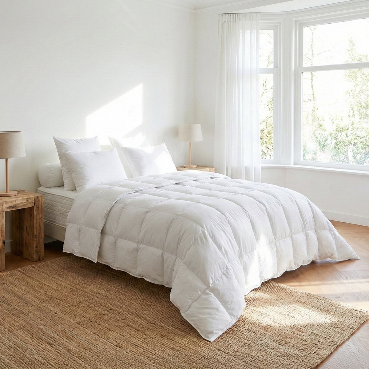 Couette Tradition LEGERE - 70% Duvet d'Oie