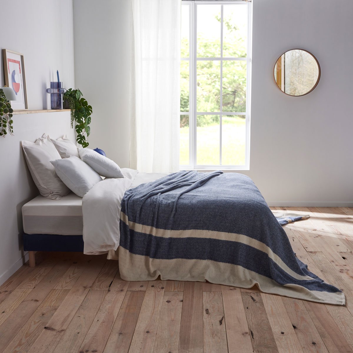 Couverture Lima Bleu prusse