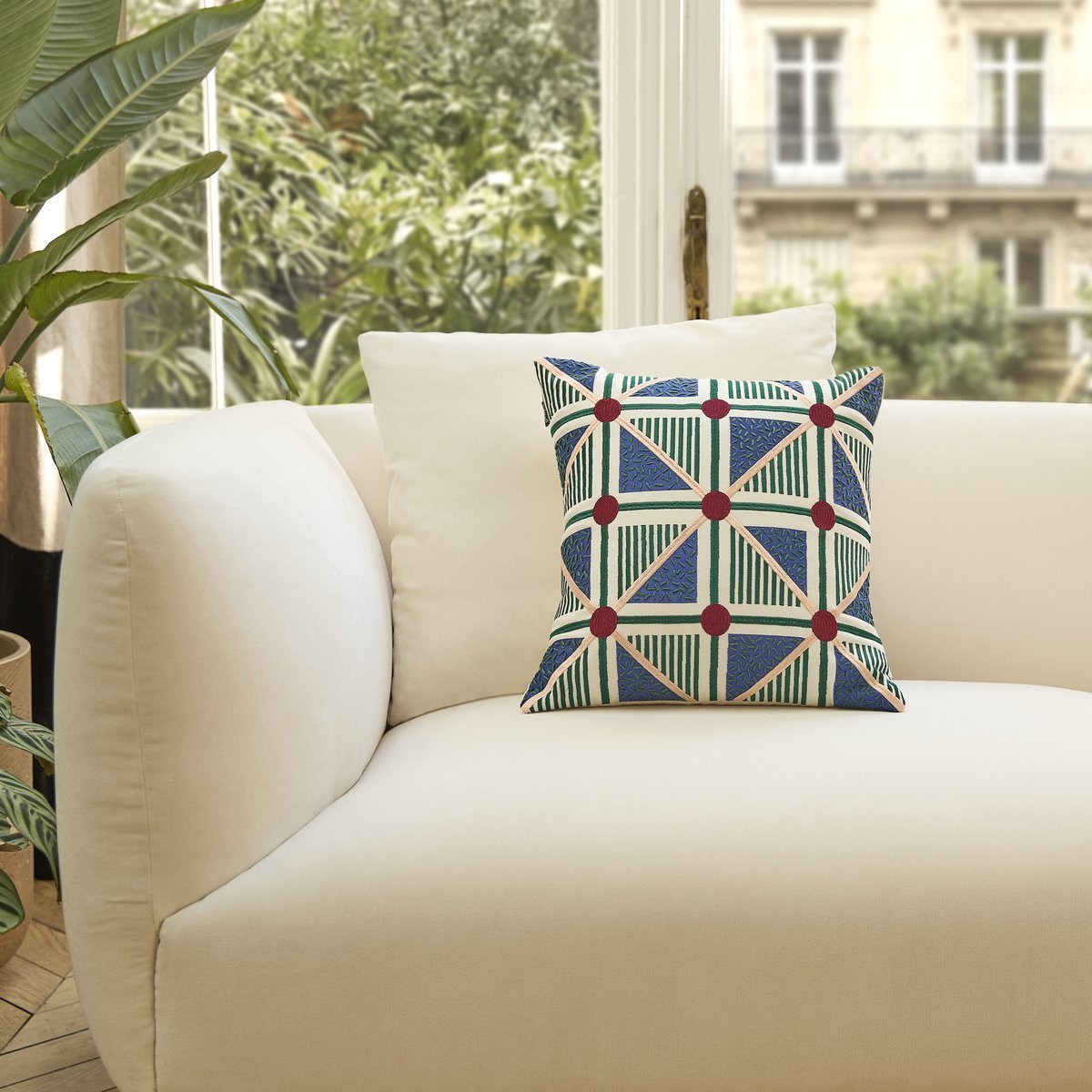 Coussin David - Bleu