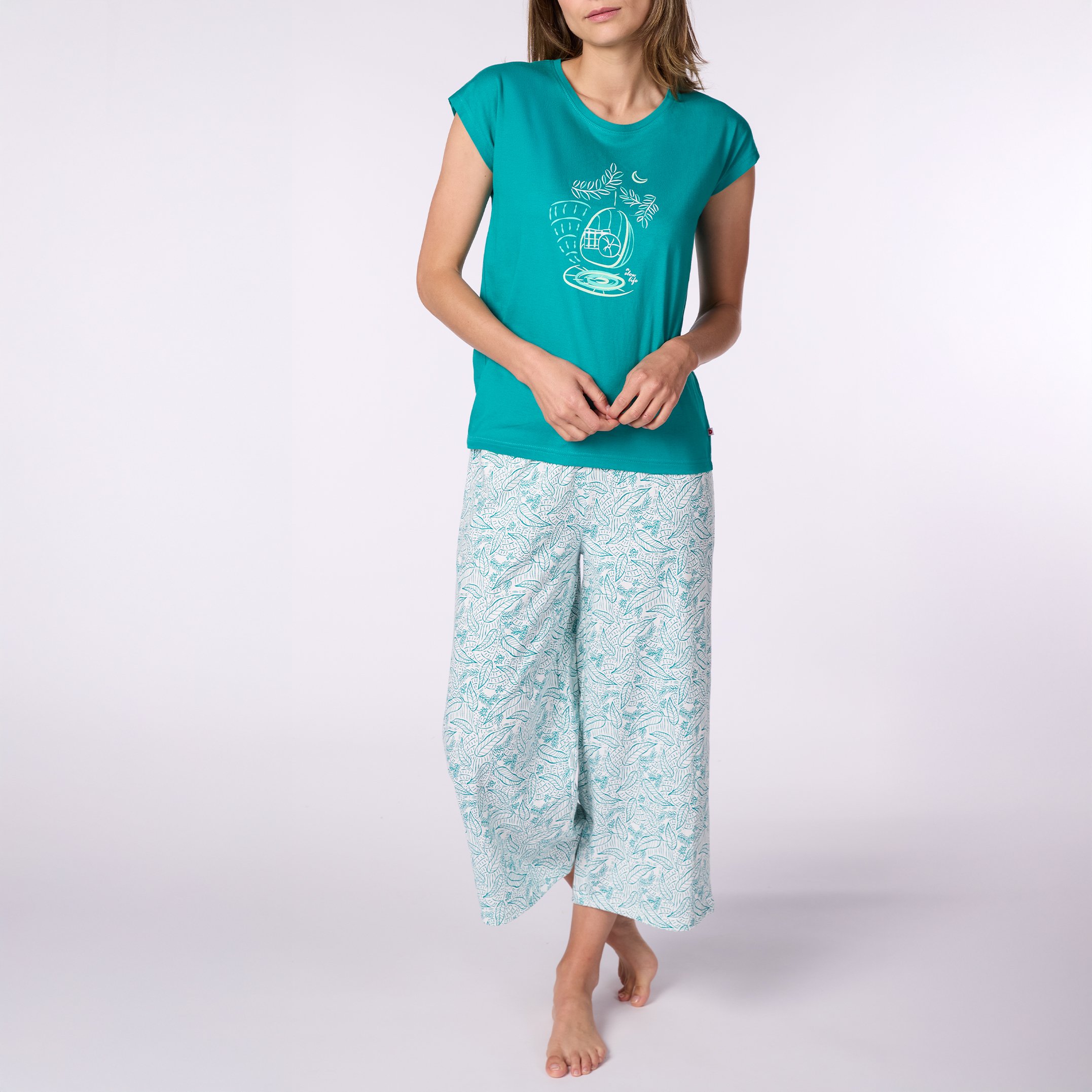 Pyjacorsaire Femme BUNGALOW Vert