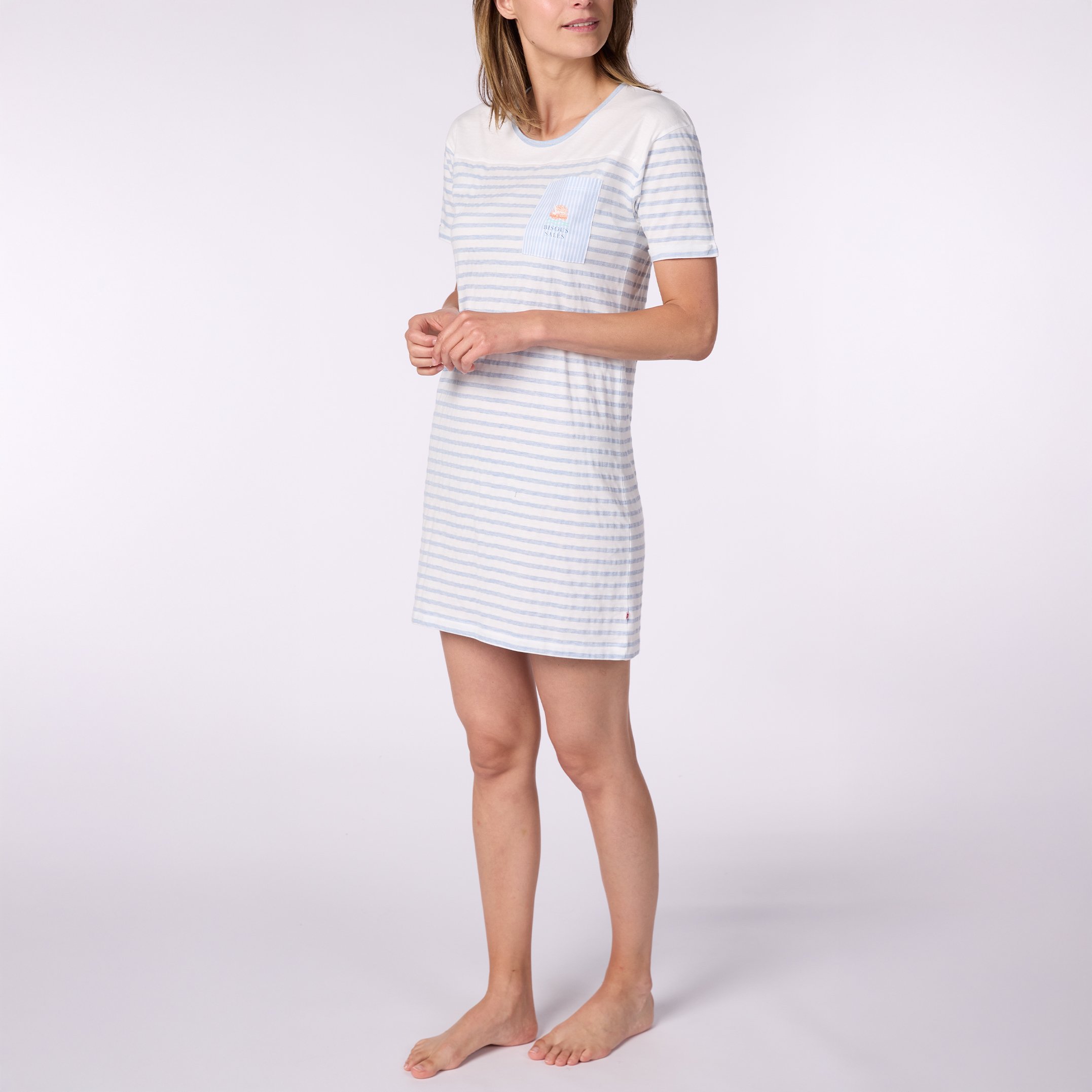 Liquette manches courtes Femme CAP HORN Raye