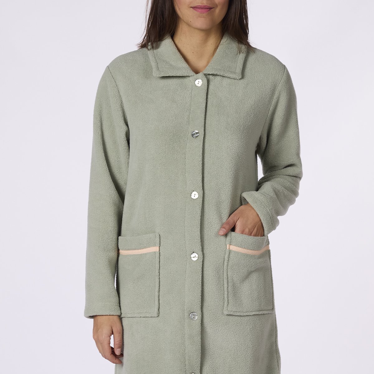 Peignoir polaire Femme CHAMONIX vert