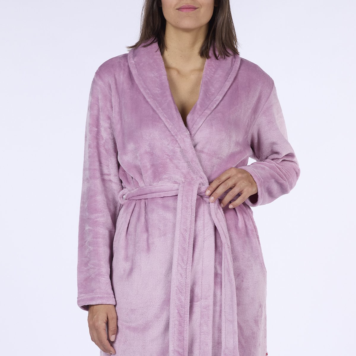 Peignoir polaire Femme MUST rose