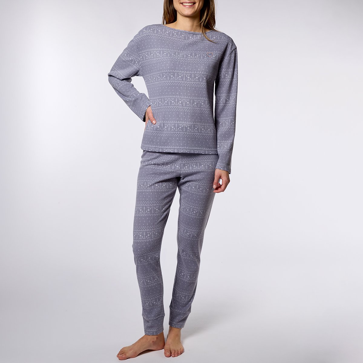 Pyjama Femme NORWAY bleu