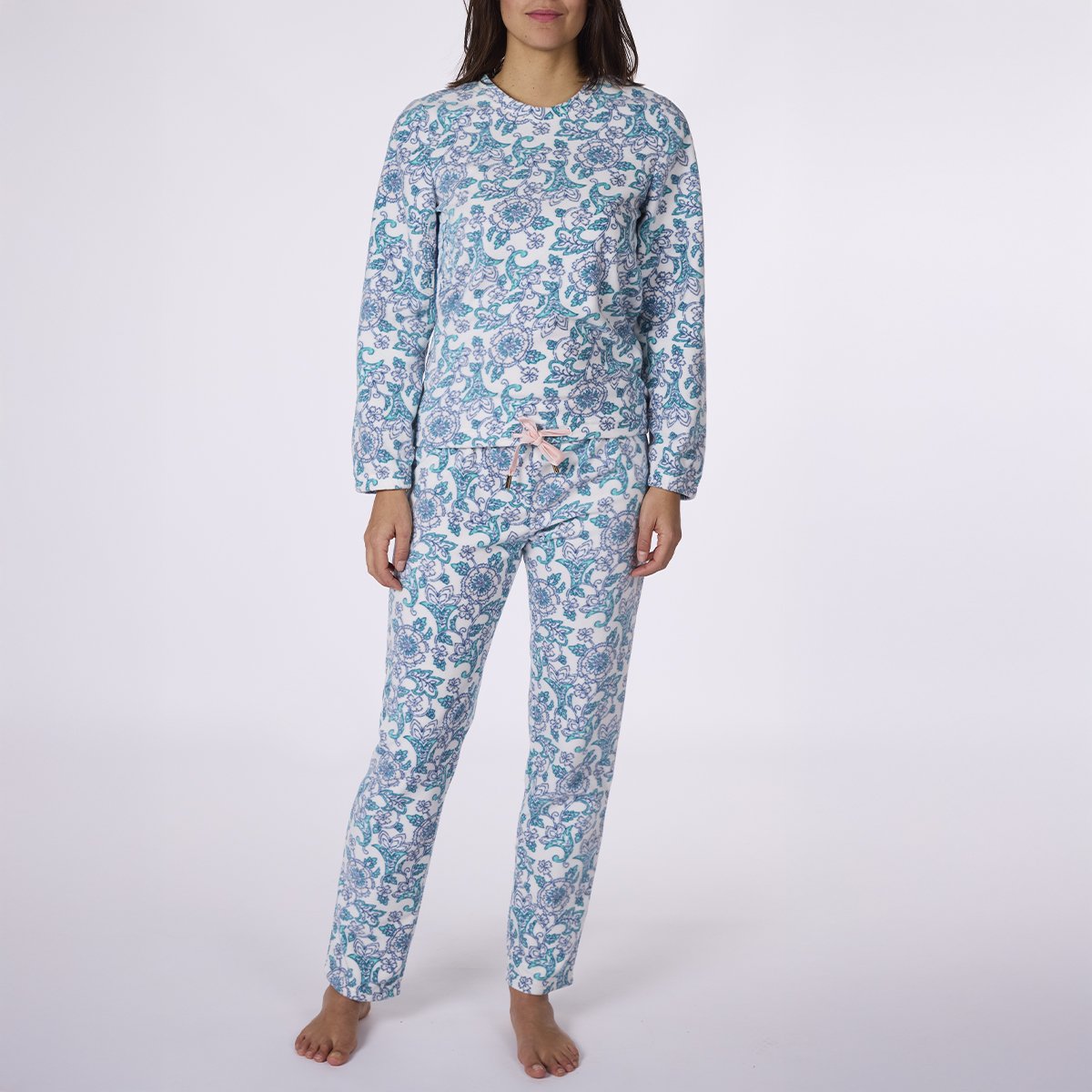 Pyjama polaire Femme ORPHEE imprimé