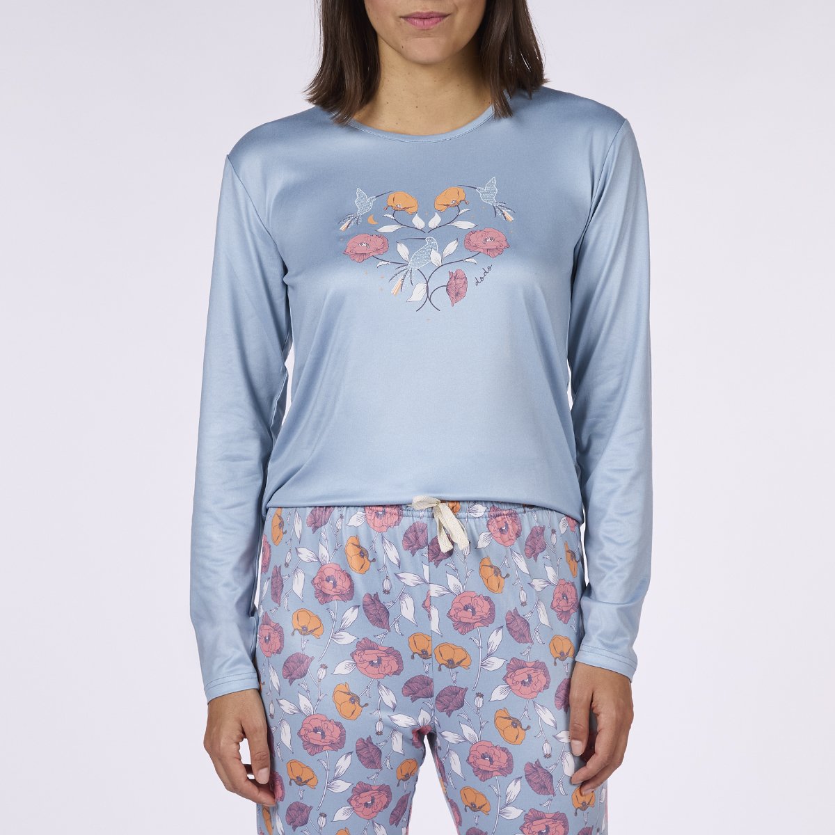 Pyjama Femme PARFUME bleu / imprimé