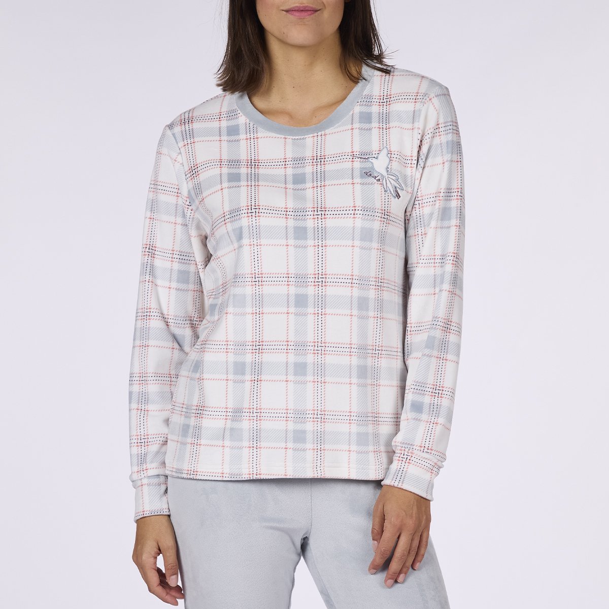 Pyjama velours Femme PARFUME imprimé / bleu