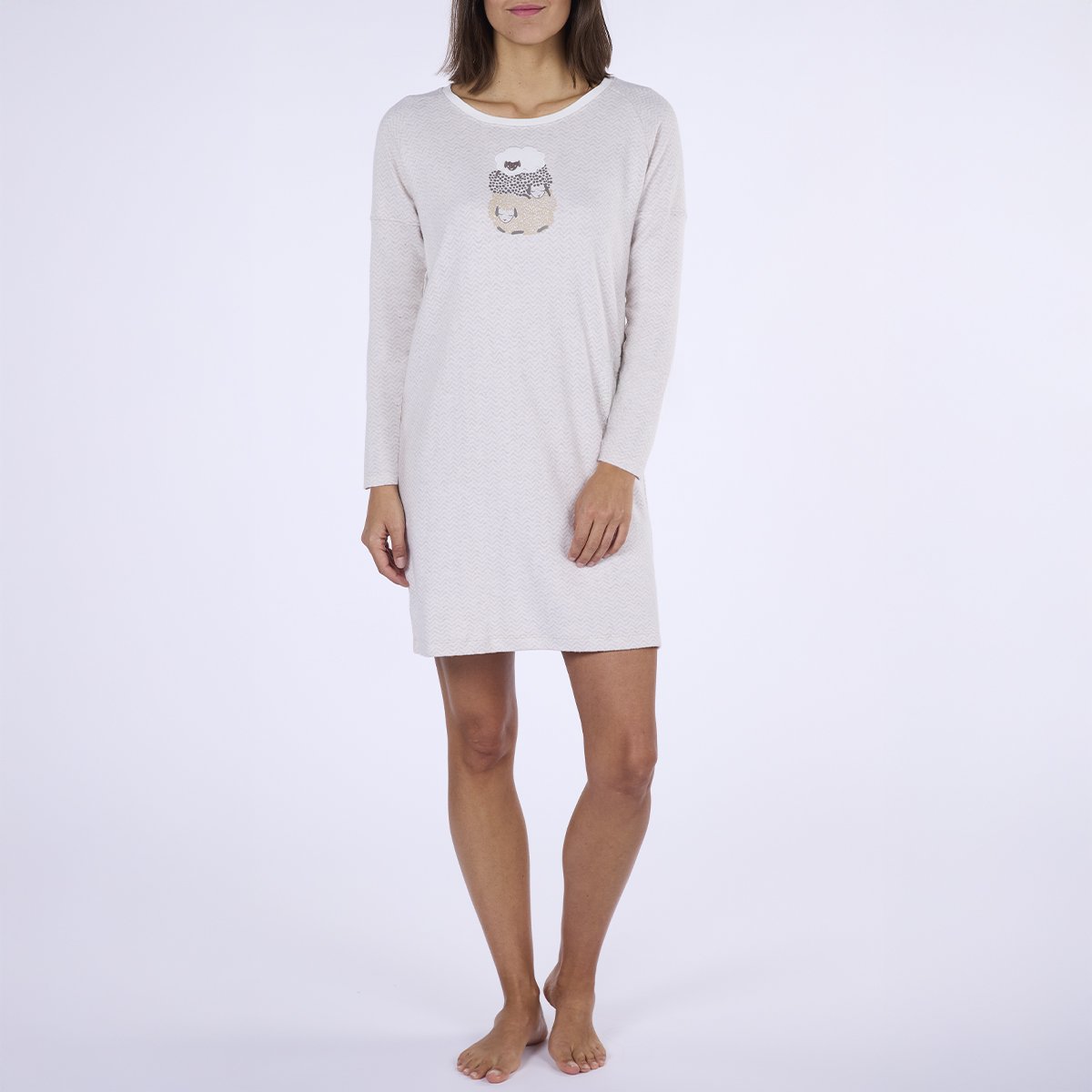 Liquette manches longues Femme SOFA beige