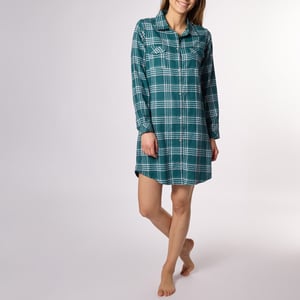 Nuisette femme ABER vert/carreaux