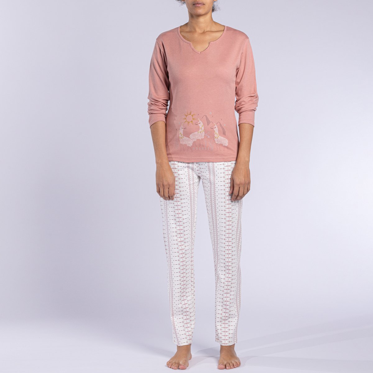 Pyjama femme MACHU PICHU blush