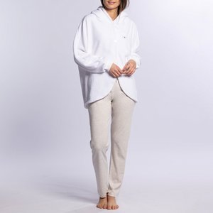 Pyjama Long Femme - Blanc Dodo Homewear - Lemon Curve