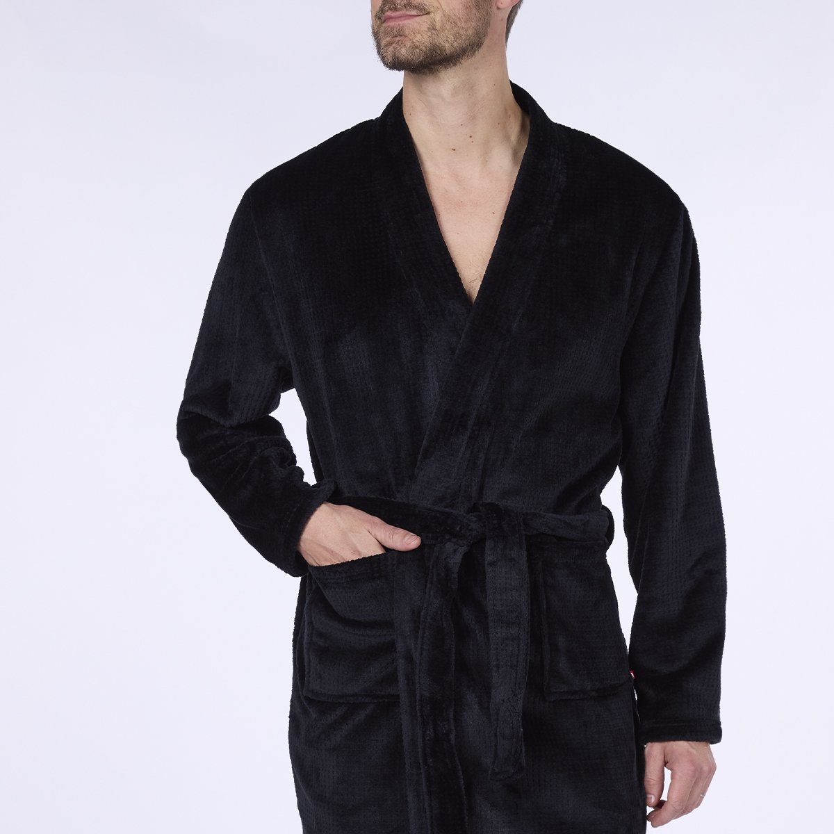 Peignoir polaire Homme ECLIPSE noir