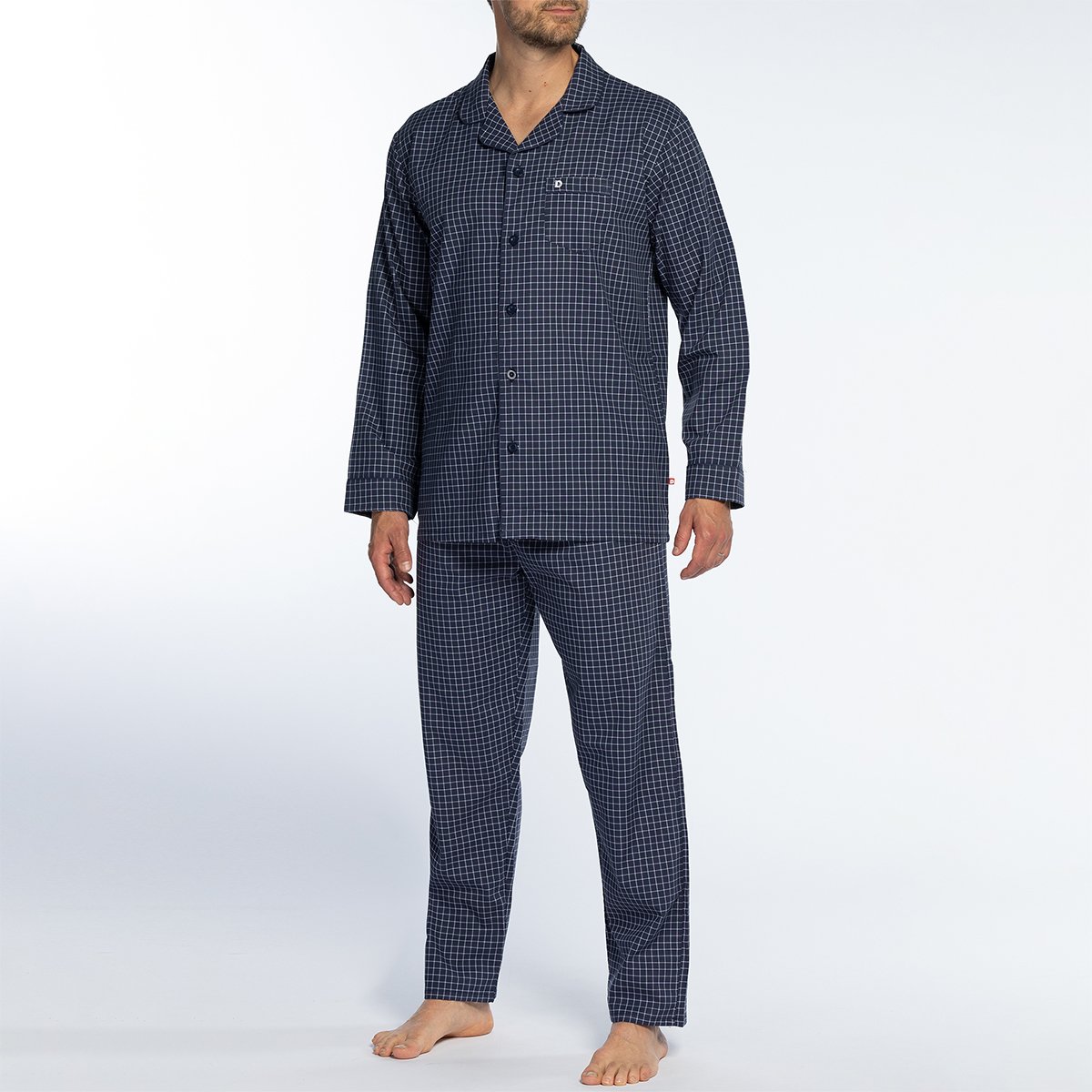 Pyjamas Homme MUST carreaux marine
