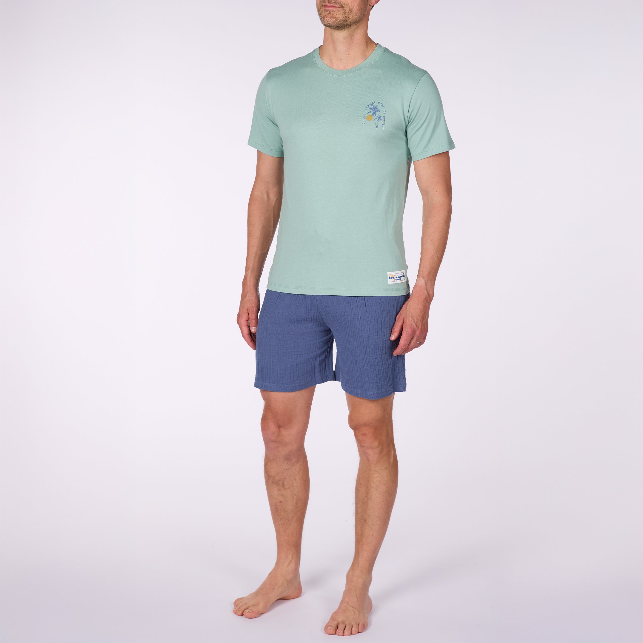 Pyjashort Homme OASIS Vert